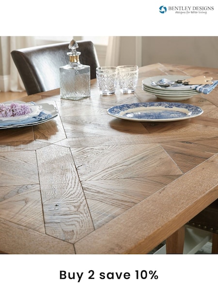 Bentley Designs Cream Belgrave 6 to 8 Seater Extendable Dining Table (C30447) | £1,200
