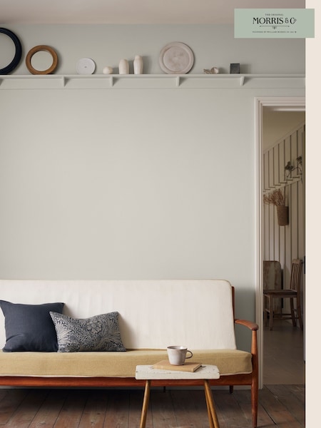 Morris & Co. Farringdon Grey Matt Emulsion Paint (C30538) | £99
