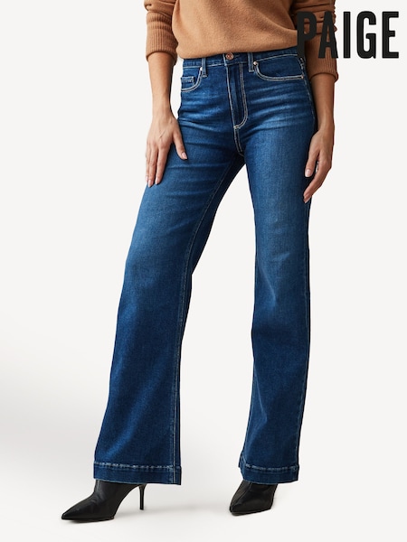 Paige Blue Leenah High Waisted Flared Jeans (C30747) | £270