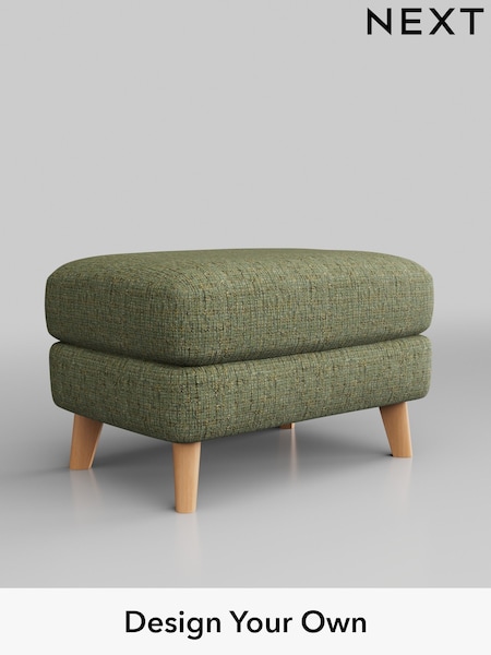 Chunky Boucle Easy Clean/Mid Green Parker (C31393) | £425