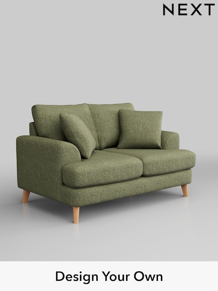 Chunky Boucle Easy Clean/Mid Green Parker (C31393) | £1,175