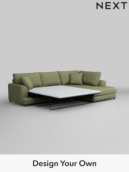 Chunky Boucle Easy Clean/Mid Green Parker (C31393) | £2,525