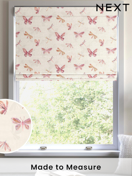 Autumn Orange Olli Made To Measure Roman 100% Cotton Blinds (C31428) | £79