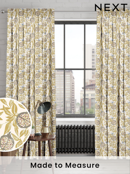 Yellow Halo Made To Measure 100% Cotton Curtains (C31541) | £61