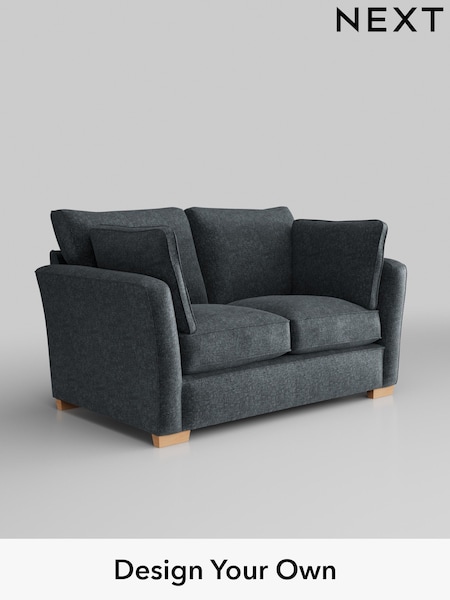 Plush Chenille/Slate Blue Heath Highback (C32133) | £1,025
