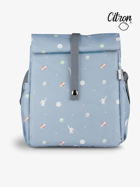 Citron Black Insulated Spaceship Roll-Up Lunch Bag (C32822) | £25