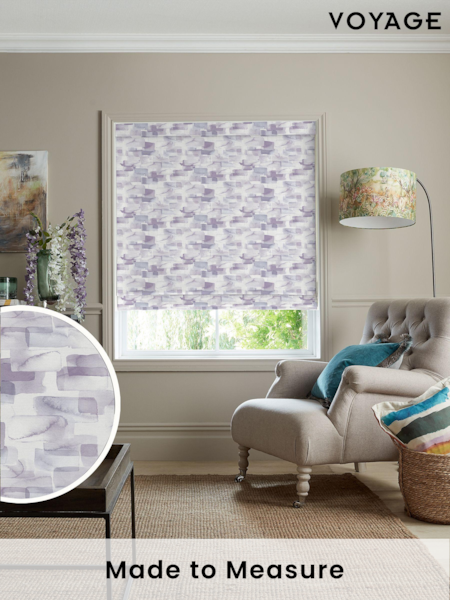 Voyage Damson Purple Salinas Made to Measure Roman Blind (C33588) | £89