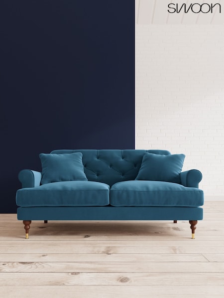 Easy Velvet/Petrol Blue Sidbury By Swoon (C33633) | £1,709
