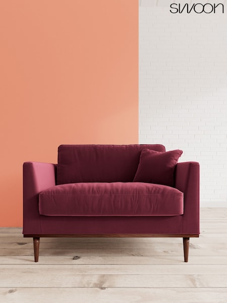 Easy Velvet/Bordeaux Norfolk By Swoon (C34142) | £1,399