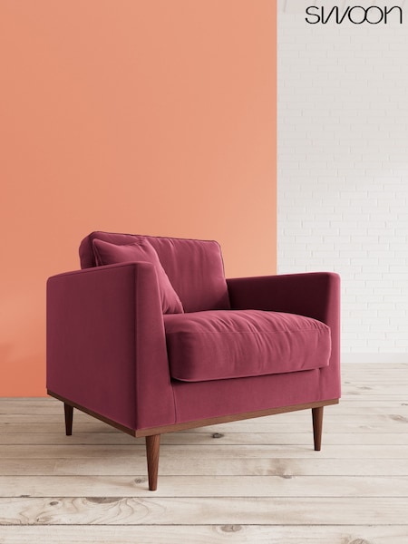 Easy Velvet/Bordeaux Norfolk By Swoon (C34142) | £1,219
