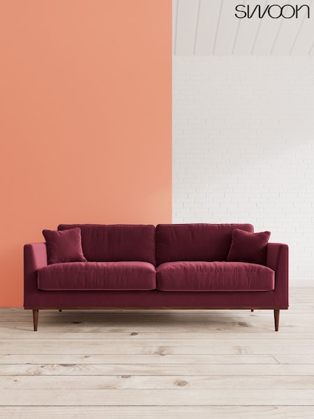 Easy Velvet/Bordeaux Norfolk By Swoon (C34142) | £1,939