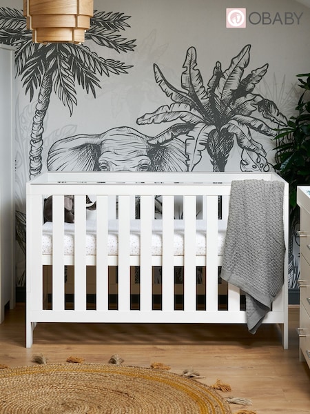 Obaby White Nika Cot Bed (C34240) | £245