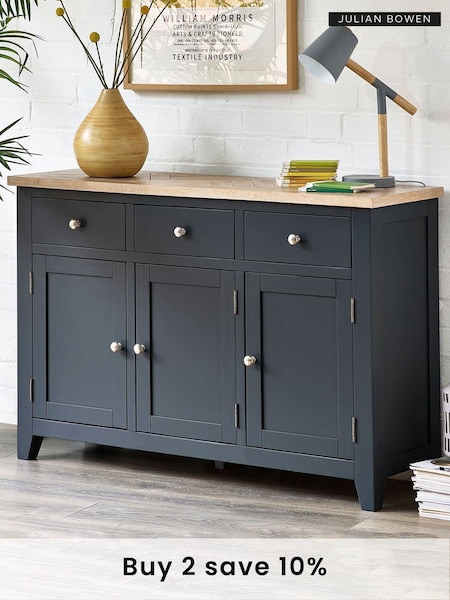 Julian Bowen Grey Bordeaux Sideboard (C34263) | £565
