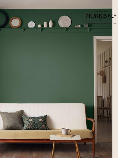 Morris & Co. Tump Green Matt Emulsion Paint (C34839) | £5