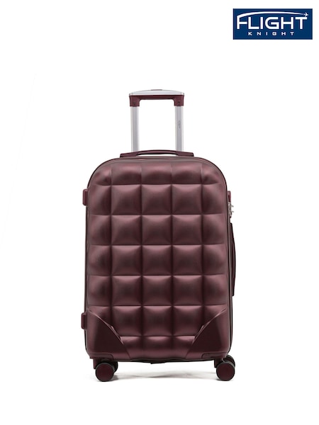 Flight Knight Medium Hardcase Lightweight Check In Suitcase With 4 Wheels (C35422) | £60