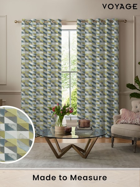 Voyage Grey Kerlaz Made to Measure Curtains (C36186) | £109