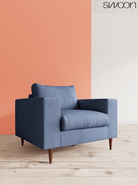 House Weave/Navy Evesham By Swoon (C36613) | £879