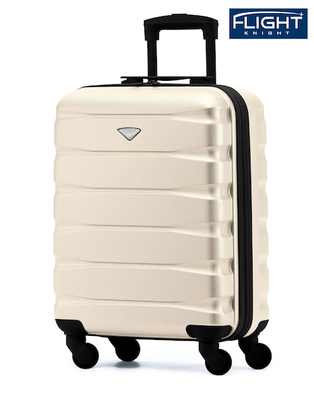 Flight Knight 55x40x20cm Ryanair Priority 4 Wheel ABS Hard Case Cabin Carry On Hand Luggage (C37143) | £50