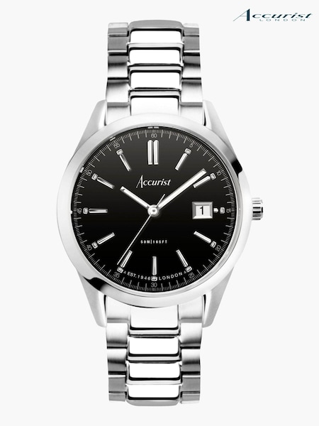 Accurist Womens Silver Tone Everyday Stainless Steel Bracelet Analogue Watch (C38113) | £99