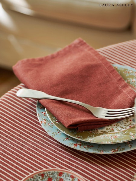 Laura Ashley Set of 4 Green Stockbridge Green Plates 20cm (C38354) | £44