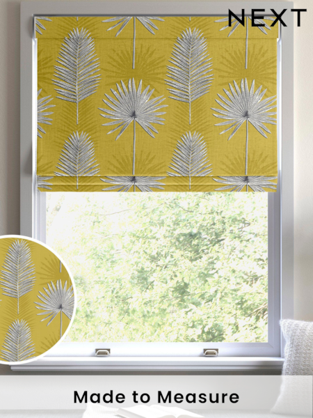 Sunflower Yellow Sellus Made To Measure Roman 100% Cotton Blinds (C38501) | £52