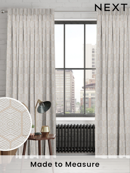 Natural Logan Made To Measure Curtains (C38934) | £100