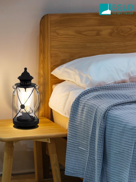 Eglo Black Bradford 1 Light Table Lamp (C39072) | £55