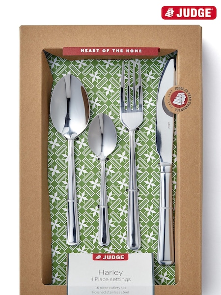 Judge Chrome Harley 16 Piece Cutlery Set (C39386) | £20