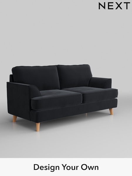 Plush Velvet Easy Clean/Charcoal Grey Peyton (C40355) | £975