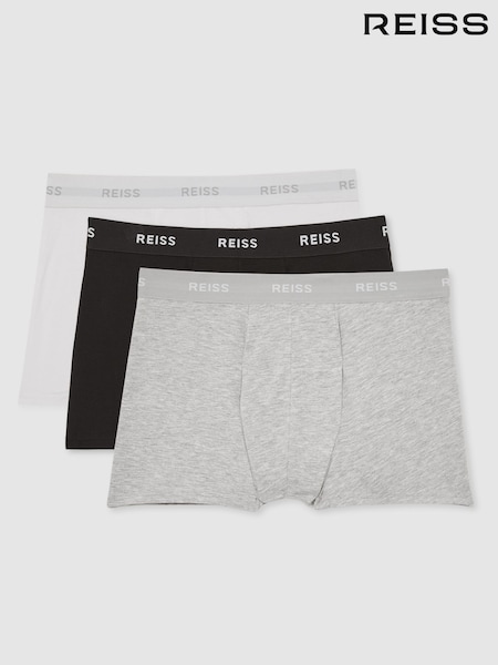 Reiss Multi Heller Three Pack of Organic Cotton Blend Boxers (C40927) | £38