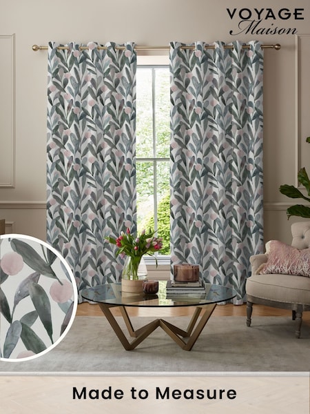 Voyage Granite Grey Enso Made to Measure Curtains (C40955) | £109