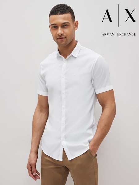 Armani Exchange Stretch Short Sleeve Shirt (C41370) | £85