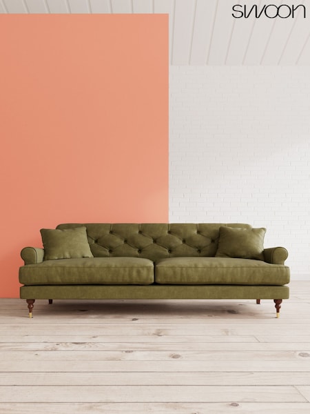 Smart Leather/Green Sidbury By Swoon (C41798) | £2,169