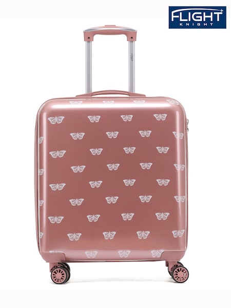 Flight Knight Medium Hardcase Printed Lightweight Check-In Suitcase With 4 Wheels (C42348) | £70