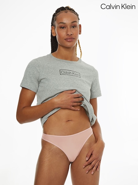 Calvin Klein Pink Marquisette Thong (C42878) | £25