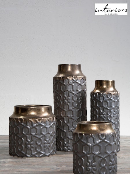 Interiors by Premier Blue Large Ceramic Planter (C44394) | £21
