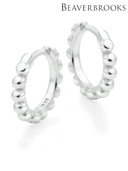 Beaverbrooks Yellow Gold Plated Ball Huggie Earrings (C46388) | £35