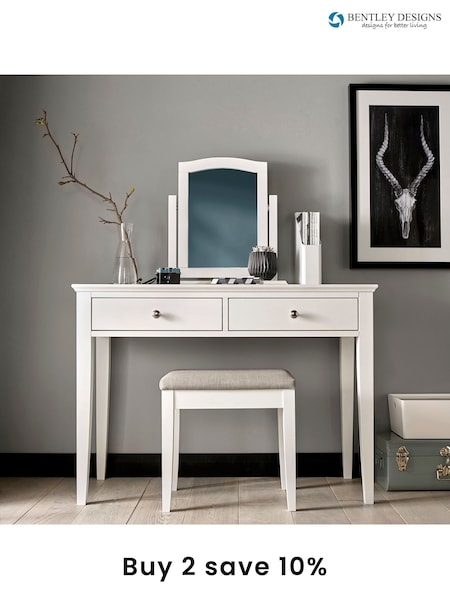 Bentley Designs White Ashby Dressing Table (C47823) | £300