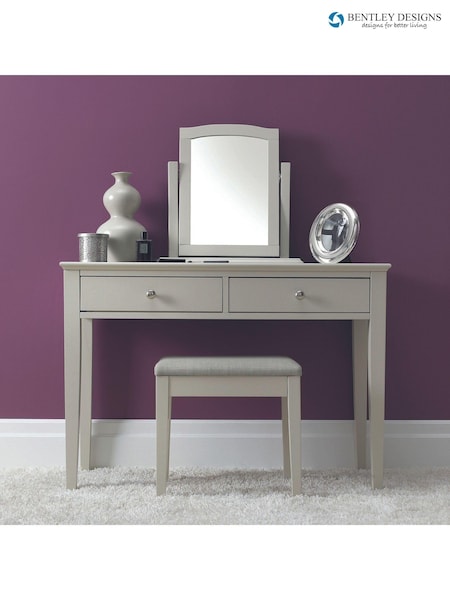 Bentley Designs Cotton Grey Ashby Stool (C48540) | £110