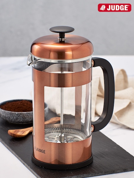 Judge Copper 8 Cup Glass Cafetiere (C49204) | £35