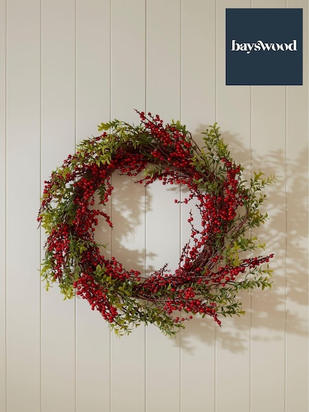 Bayswood Green Wreath 50cm (C49447) | £25