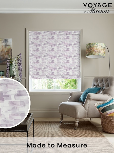 Voyage Berry Purple Salinas Made to Measure Roman Blind (C49528) | £89