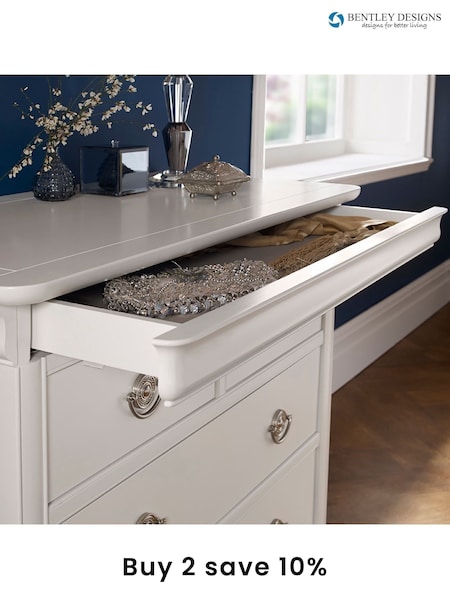 Bentley Designs White Chantilly 2+4 Drawer Chest (C49560) | £1,000