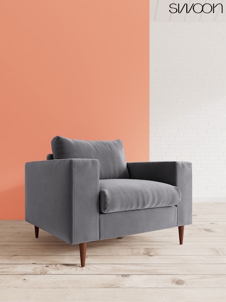 Easy Velvet/Granite Evesham By Swoon (C49966) | £899