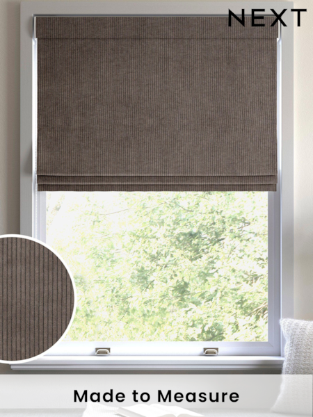 Bark Brown Jangga Made To Measure Roman Blinds (C50211) | £79