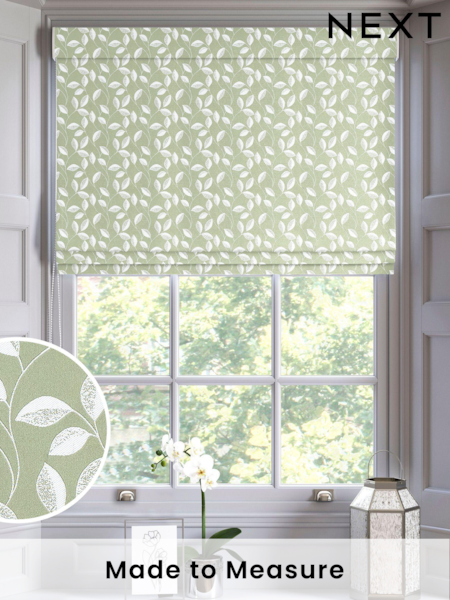 Green Mallix Made To Measure Roman Blinds (C50817) | £79