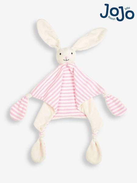 JoJo Maman Bébé Pink Rabbit Comforter (C51007) | £12