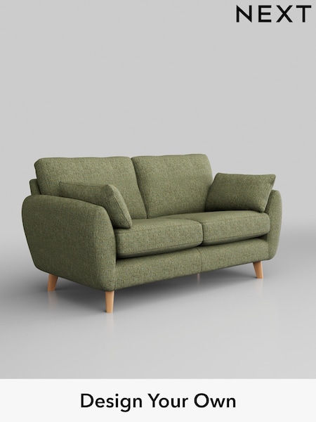Chunky Boucle Easy Clean/Mid Green Wilson (C51081) | £899