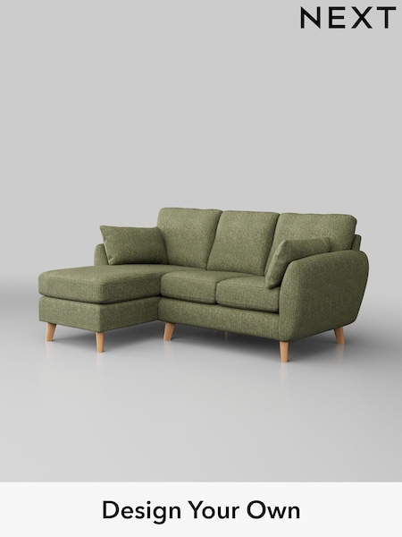 Chunky Boucle Easy Clean/Mid Green Wilson (C51081) | £1,499