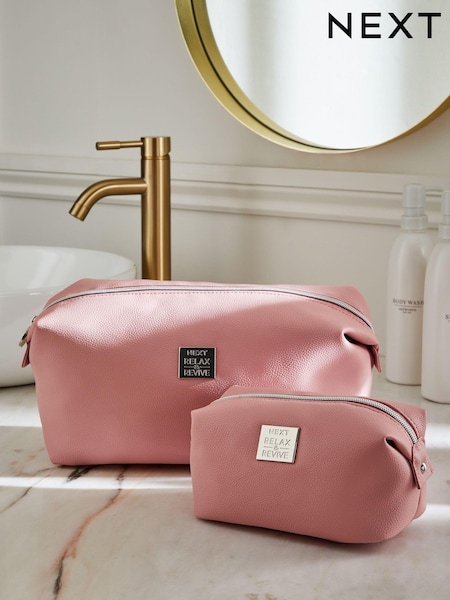 Faux Leather Slouch Make-Up Bag (C51251) | £12 - £16